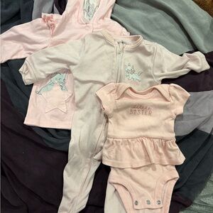 Pink Baby One Piece Set
